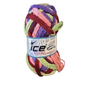 Ice Yarns Flamenco Acrylic Ruffle Yarn - Multi-Color 100g 30m